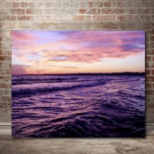 Purple Seascape I Gallery-Wrapped Canvas Wall Art, 16x20